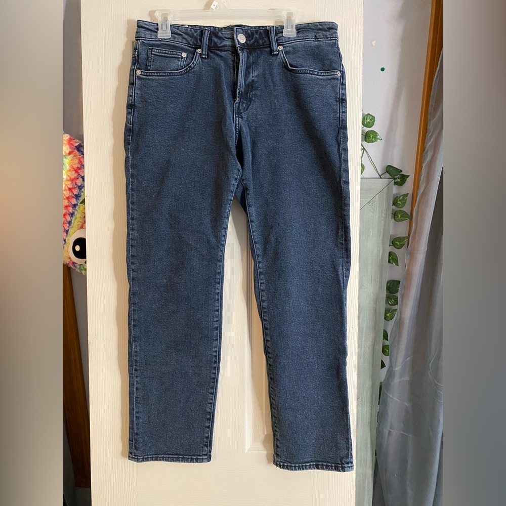 H&M Regular Fit Coupe Standard Dark Jeans 32x32